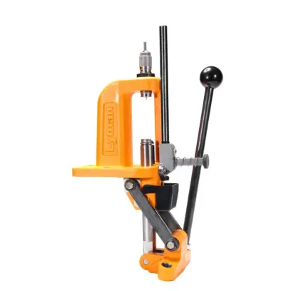 Jednooperační robustní přebíjecí lis vybavený nově navrženým přímým podavačem zápalek. Standardní závit 7/8 "x14.